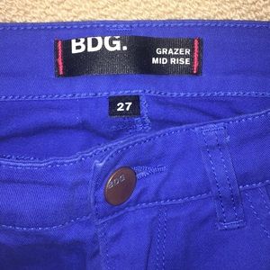 BDG Mid-Rise Grazer Royal Blue Jeans